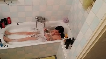 Hidden cam in a slim teen girls bathroom pt1 HD